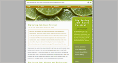 Desktop Screenshot of bigspringjam.org